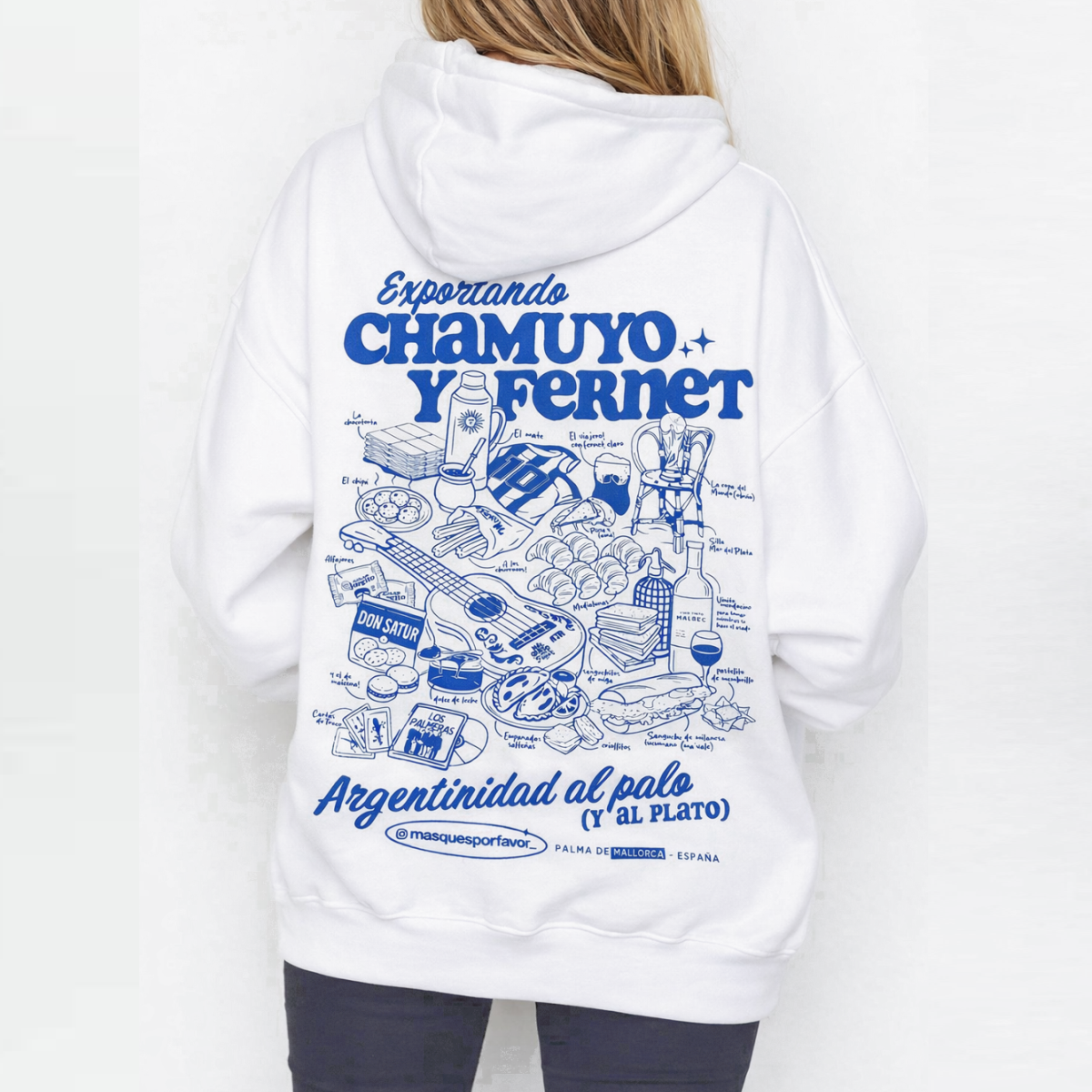 Sudadera Chamuyo y Fernet espalda Buzo Chamuyo y fernet - Imagen 2